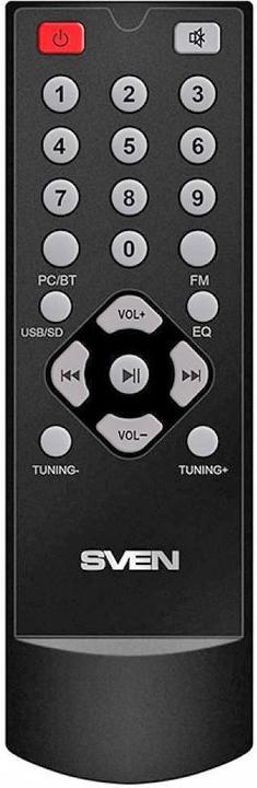 Actual product image Sven MS-305, 2.1 speakers, FM, Bluetooth, USB/SD, LED Ekranas, RC unit, power output 40W (20 + 2  1