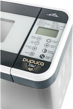 Productafbeelding ETA ETA214790020 Duplica Vital Plus Broodbakmachine, Roestvrij staal