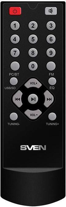 Actual product image Sven MS-307, 2.1 speakers, FM, Bluetooth, USB/SD, LED Ekranas, RC unit, power output 40W (20 + 2  1