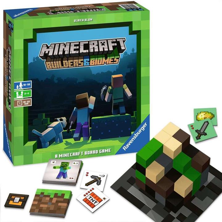 Produktbild Ravensburger board game Minecraft Builders & Biomes (LT, LV, EE), 27088 (Litauisch, Estnisch, Lettisch)