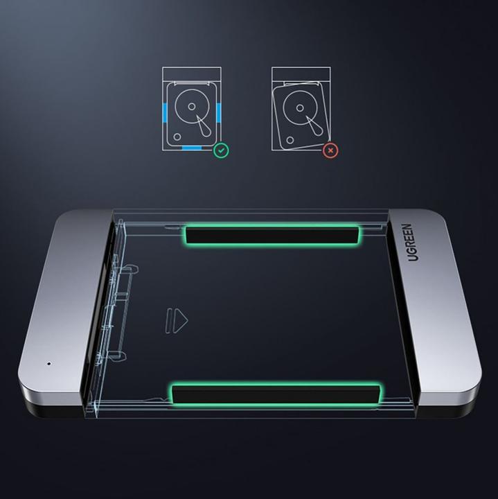 Actual product image Ugreen Aluminium housing (2.5")
