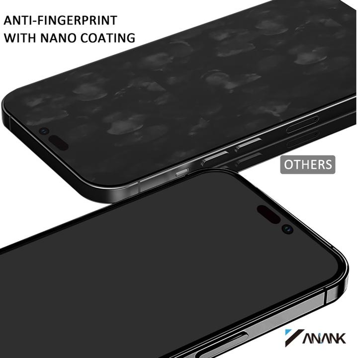 Immagine prodotto Anank Vetro blindato trasparente 2.5D Privacy (colla coreana LG Privacy) per iPhone 16 Pro Max (1 Pezzo/i, Apple iPhone 16 Pro Max)