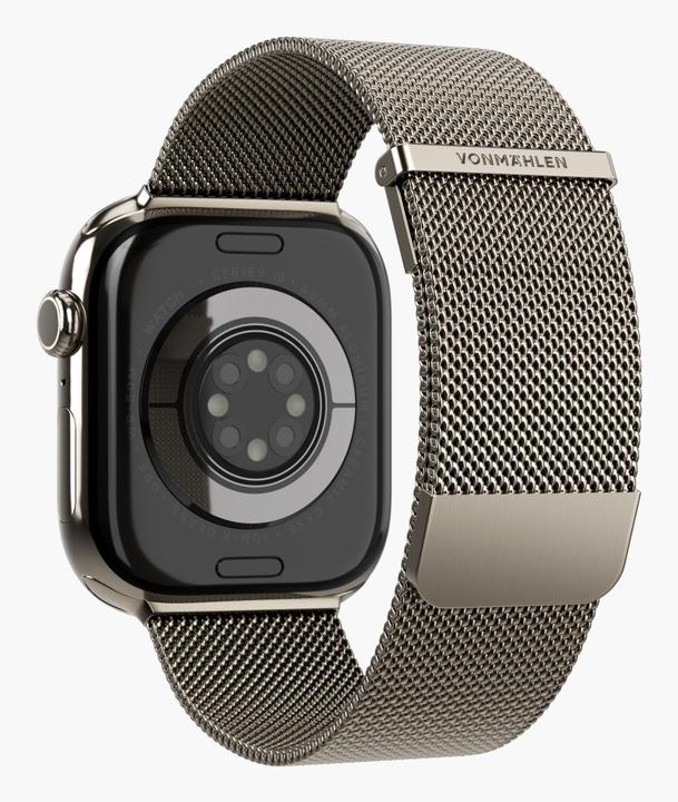 Image du produit Vonmählen Milanesearmband 2 für Apple Watch 42/44/45/49mm Desert Sand (Acier inoxydable)
