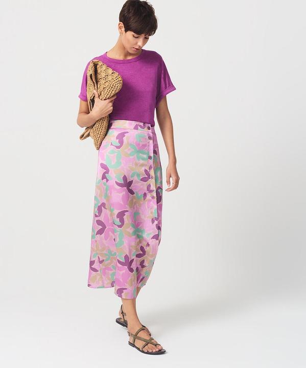 Immagine prodotto La Redoute Collections T-shirt in lino con scollo rotondo (M)