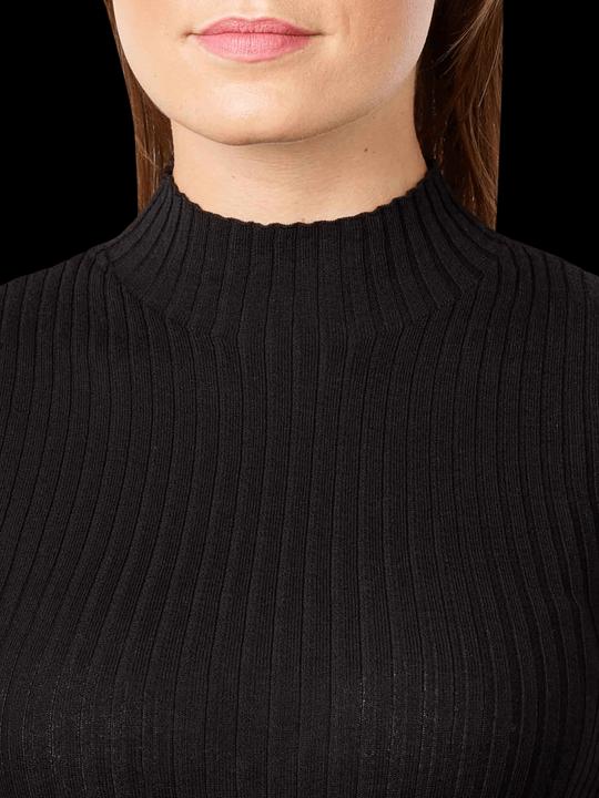 Produktbild Armedangels Alaania Pullover Stand-Up Collar Black (XS)