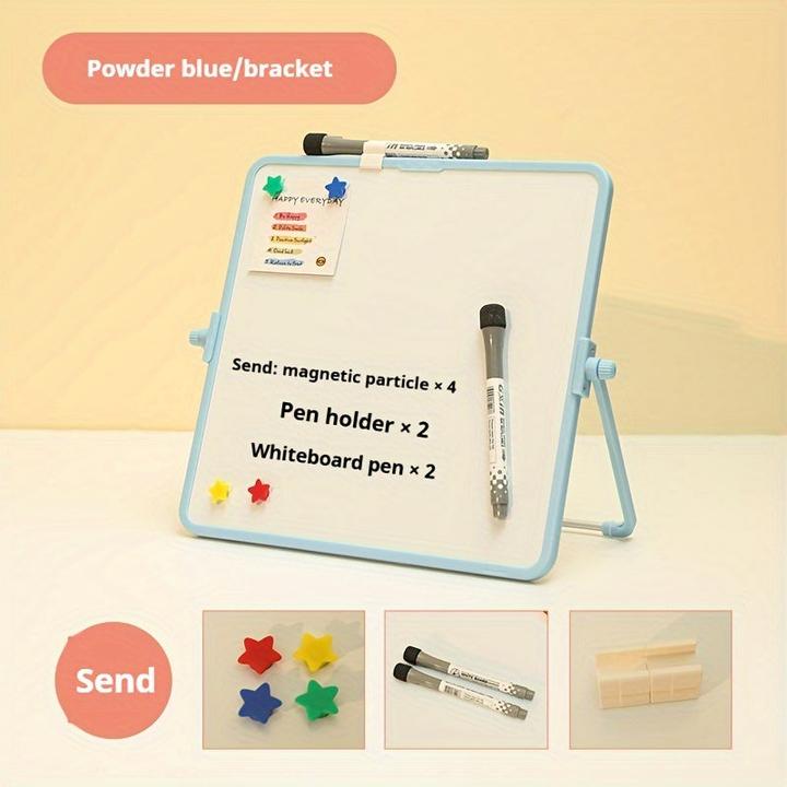 Immagine prodotto Activity Board 1pc Doppelseitiges magnetisches Whiteboard mit Ständer, ABS-Material, Framelink bewegliches