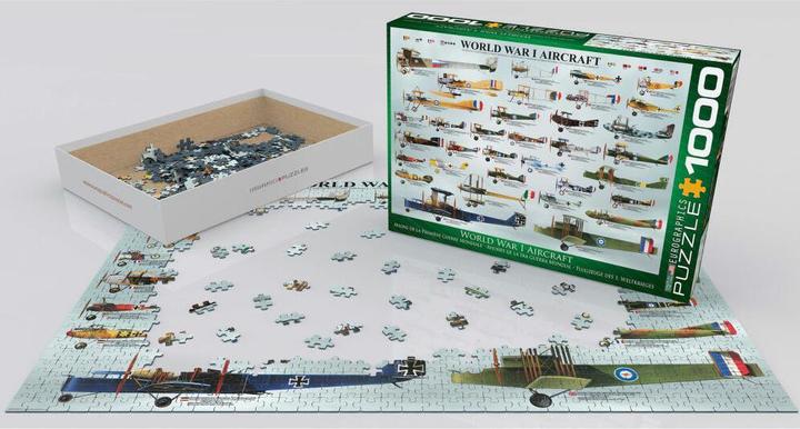 Produktbild Eurographics Kriegsflugzeuge 1. Weltkrieges (1000 Teile)