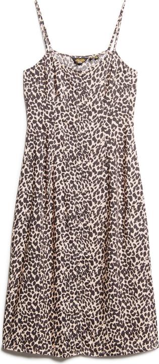 Produktbild Superdry Bedrucktes Midi-Trägerkleid mit Knopfleiste