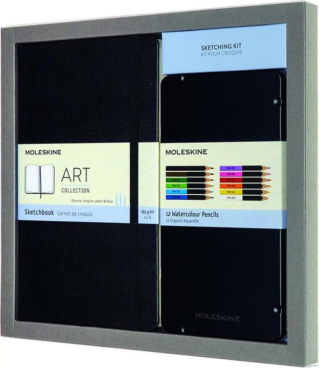Image du produit Moleskine Sketching Kit (13 x 21 cm, Blanc, Couverture rigide)