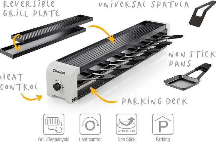 Image du produit Stöckli Four à raclette pour 6 personnes CHEESEGRILL