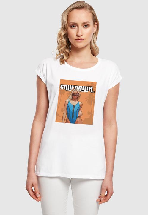Actual product image Merchcode Ladies Grand California Extended Shoulder Tee - 113481 (XL)