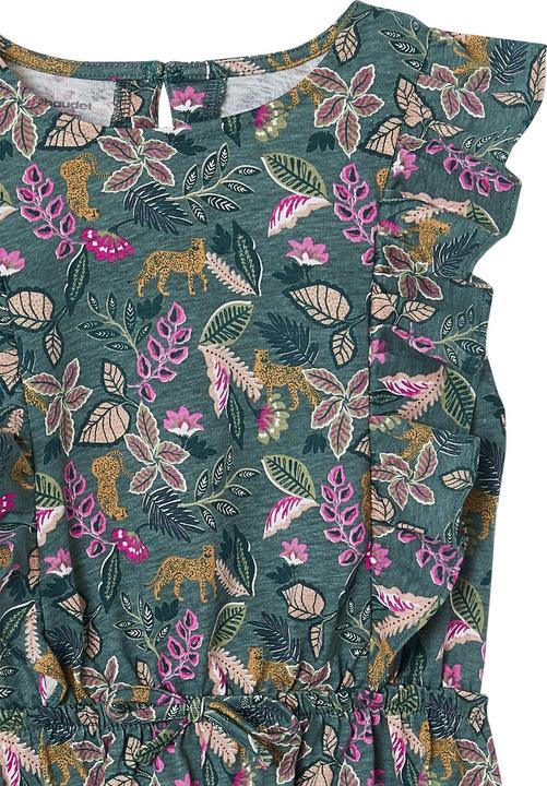 Produktbild Vertbaudet Bedrucktes Mädchen Jerseykleid mit Volantärmeln (98)