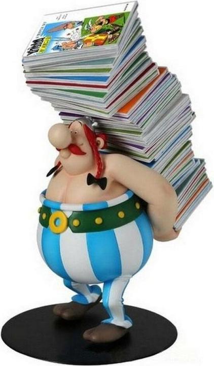 Produktbild Plastoy Obelix trägt Bücherstapel