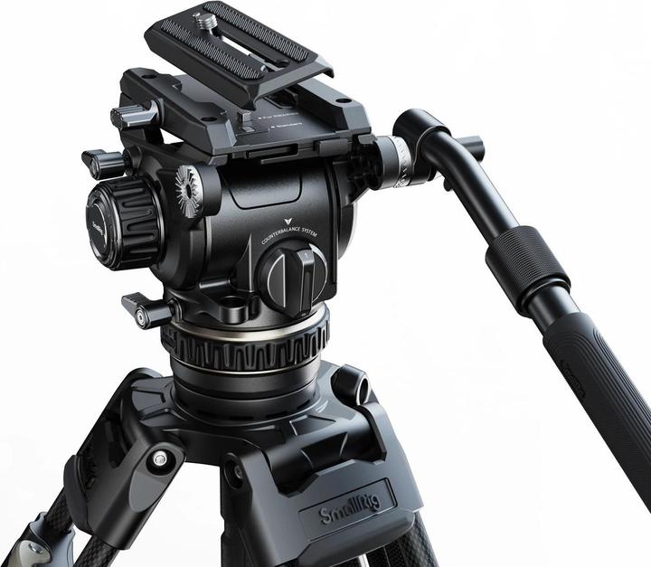 Actual product image SmallRig 4463 Heavy Duty Carbon Fibre Tripod Kit AD 120 (Plastic, Metal)
