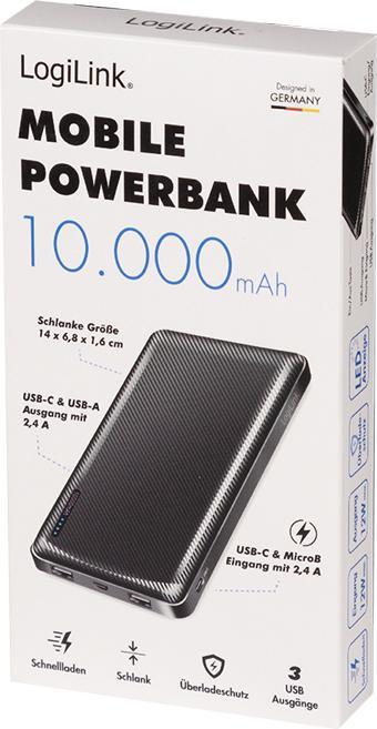 Produktbild LogiLink Prüfen (10000 mAh, 12 W, 12 Wh)