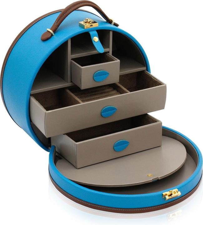 Blu/marrone