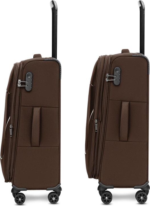 Produktbild Stratic taska 4-Rollen Kofferset 3tlg. mit Dehnfalte (233 l, XL (ab 115l))