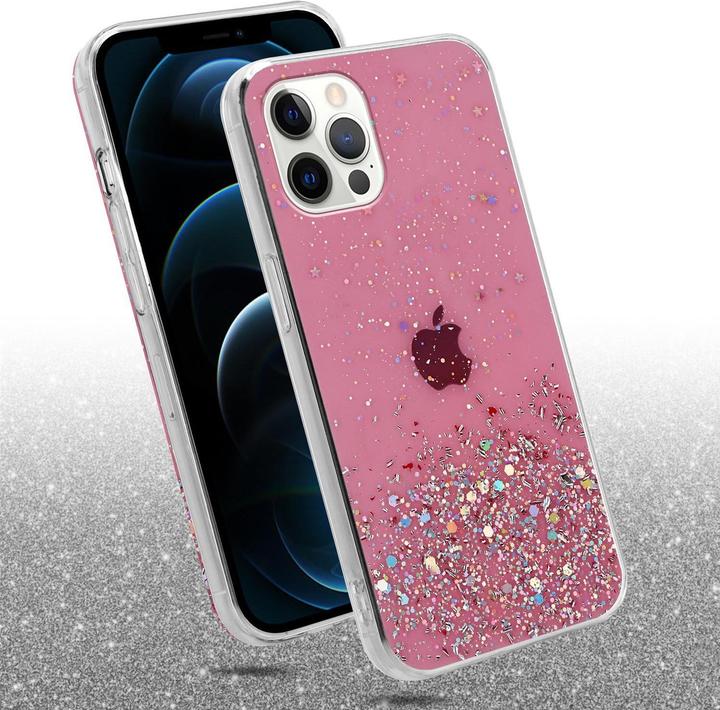 Actual product image Cadorabo TPU cover sparkling glitter (Apple iPhone 12 Pro Max)
