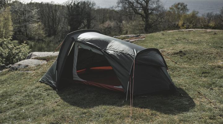 Produktbild Easy Camp Tunnelzelt Sarek 2 (dunkelgr?n/orange, Modell 2025) (Tunnelzelt, 2.20 kg, 2 Personen)