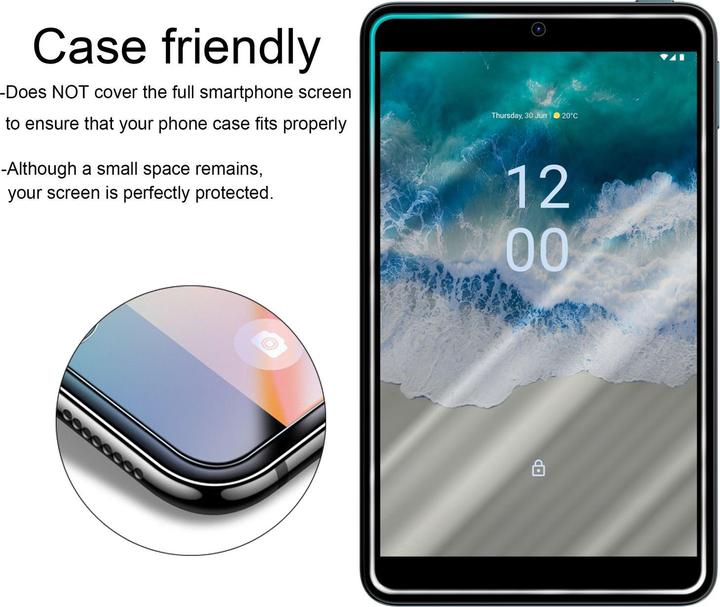 Produktbild Cadorabo Display Schutzglas Folie für Nokia T10 3er Pack (3 Stück, T10)