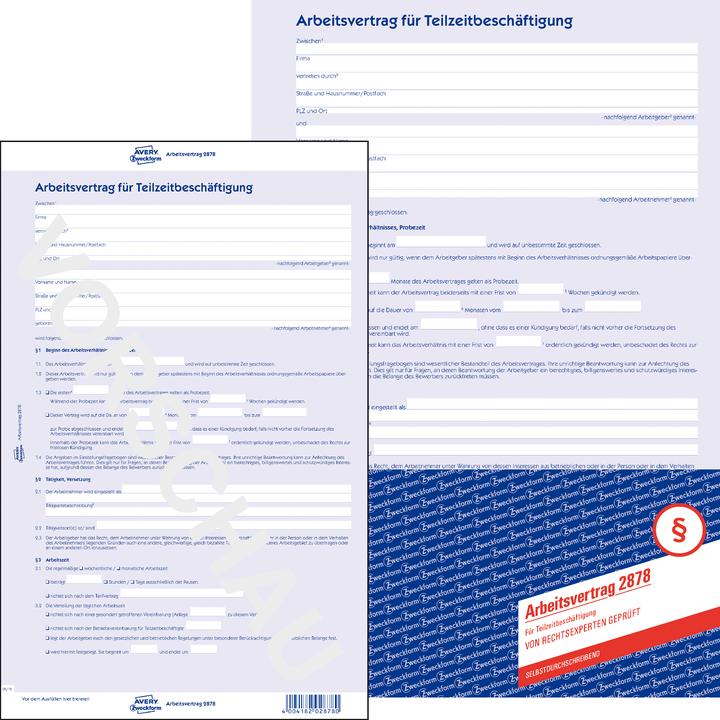 Produktbild Avery Arbeitsvertrag (2 x)