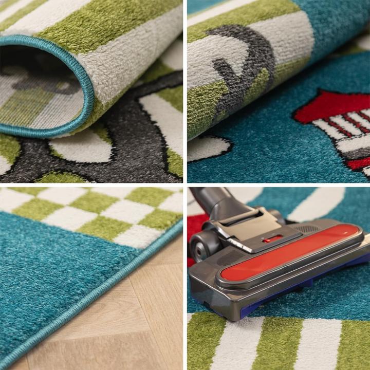 Actual product image Paco Home Piraten-Kompass-Anker-Leuchtturm (120 x 170 cm)