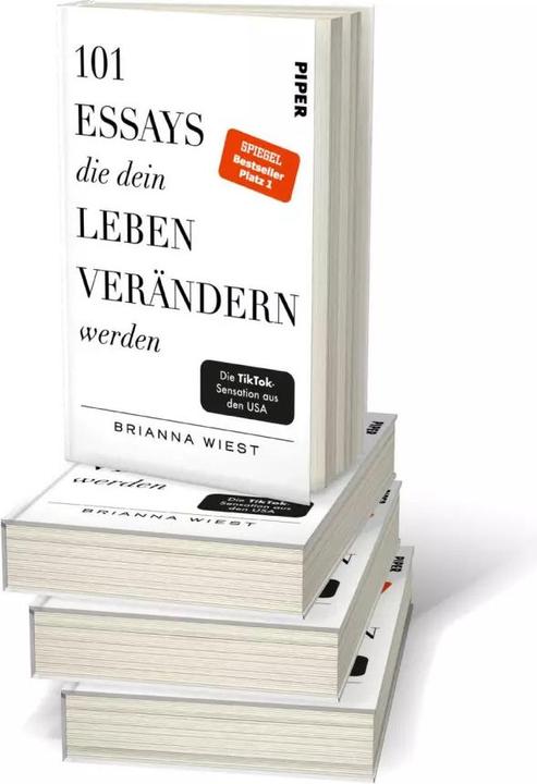 Image du produit 101 Essays, die dein Leben verändern werden (Allemand, Brianna Wiest, 2022)