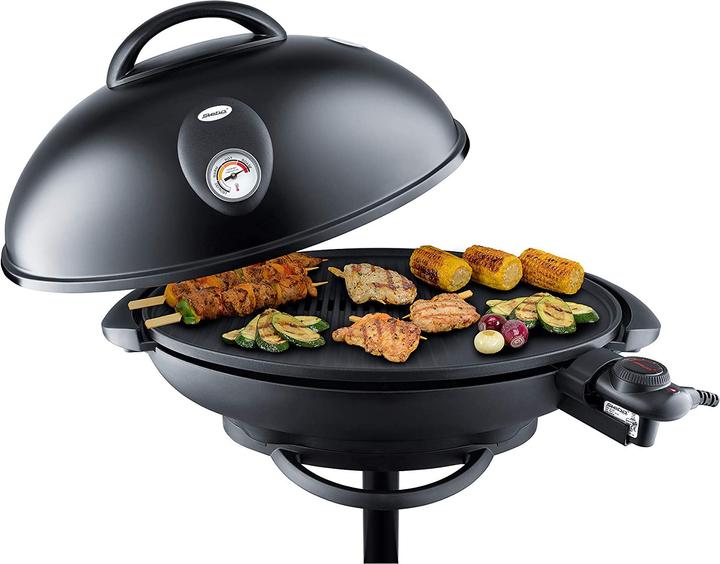 Image du produit Steba Barbecue gril colonne avec hotte grise (2.20 kW)