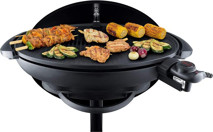 Image du produit Steba Barbecue gril colonne avec hotte grise (2.20 kW)