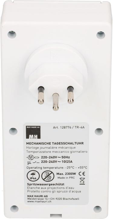 Actual product image Max Hauri Time switch (Type 13)