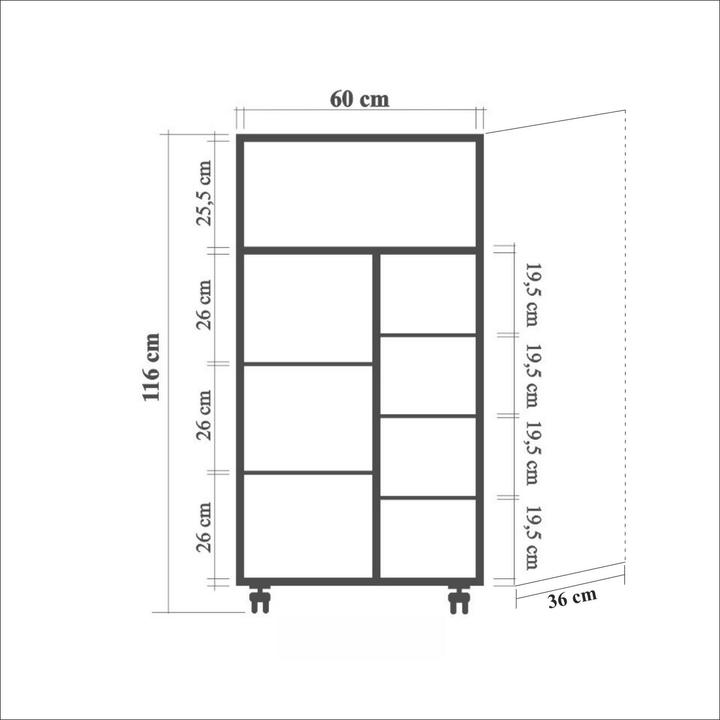Image du produit Homitis Calliope (60 x 116 x 36 cm)