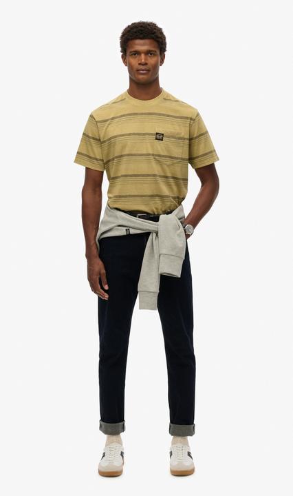 Actual product image Superdry Contrast Stripe Pocket Tshirt (S)