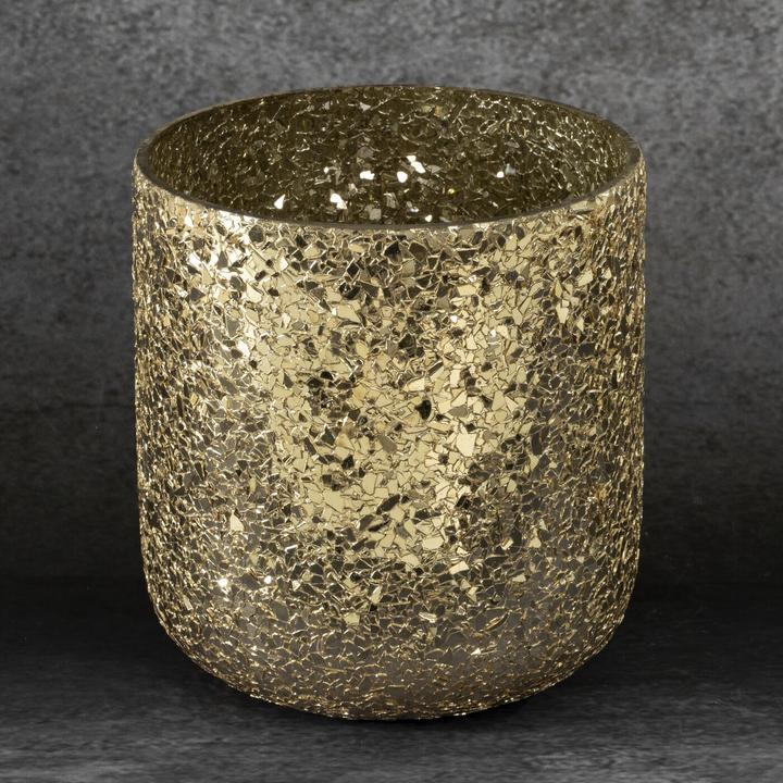 Image du produit Eurofirany Melia Pot mit künstlerischem Glas mit rissigem Effekt ging ∅ 14 x 15 cm