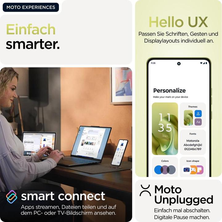Immagine prodotto Motorola G86 (256 GB, Cipresso d'oro, 6.67", Doppia SIM, 50 Mpx)