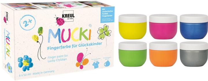 Produktbild Kreul Mucki Fingerfarbe für Glückskinder (Multicolor, 300 ml)