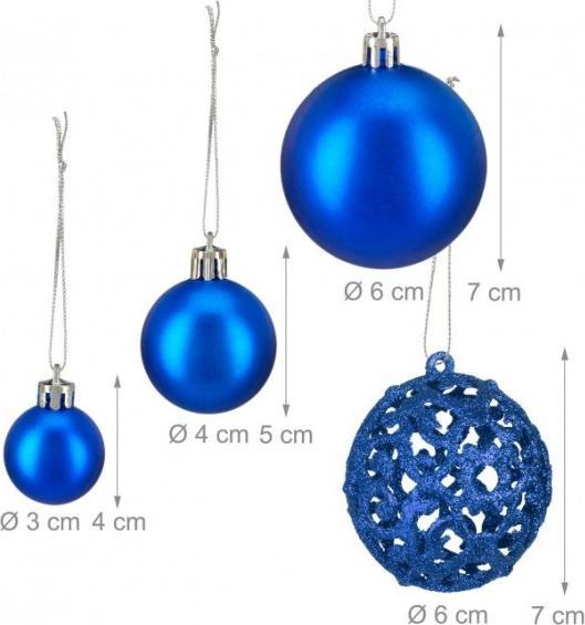 Actual product image Relaxdays 150x boules-de-Noël (150 -part)