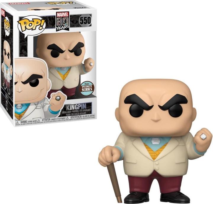 Actual product image Funko Pop! Marvel 80th First App. : Kingpin (550) Exclusive