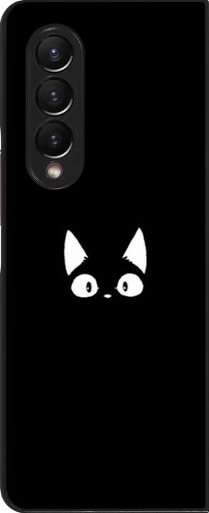 Produktbild PhoneLook Hülle Funny cat on black (Samsung Galaxy Z Fold3)