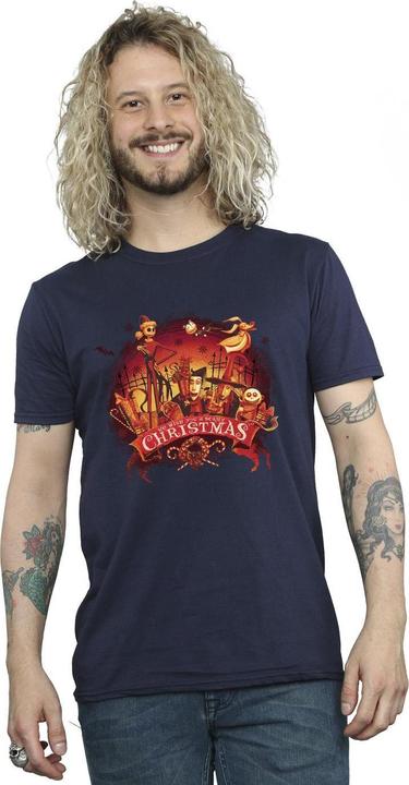 Immagine prodotto Disney The Nightmare Before Christmas Scary Christmas Maglietta Uomo (4XL)