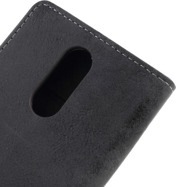 Actual product image MU Style Vintage Leather Bookcover Series (LG Q Stylus, LG Stylo 4)
