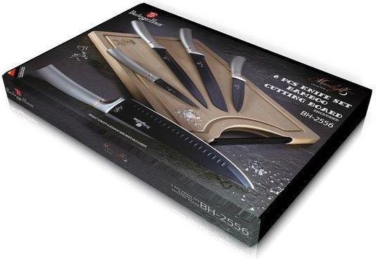 Produktbild BerlingerHaus 5 knife set with bamboo cutting board (20 cm)