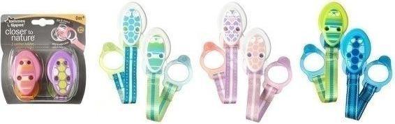 Actual product image Tommee Tippee soother holders, 2 pcs, 43336391 (2 x)