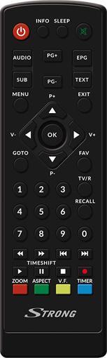 Produktbild Strong SRT 8222 Set-Top-Box TV Terrestrisch Full HD Schwarz (DVB-T2)