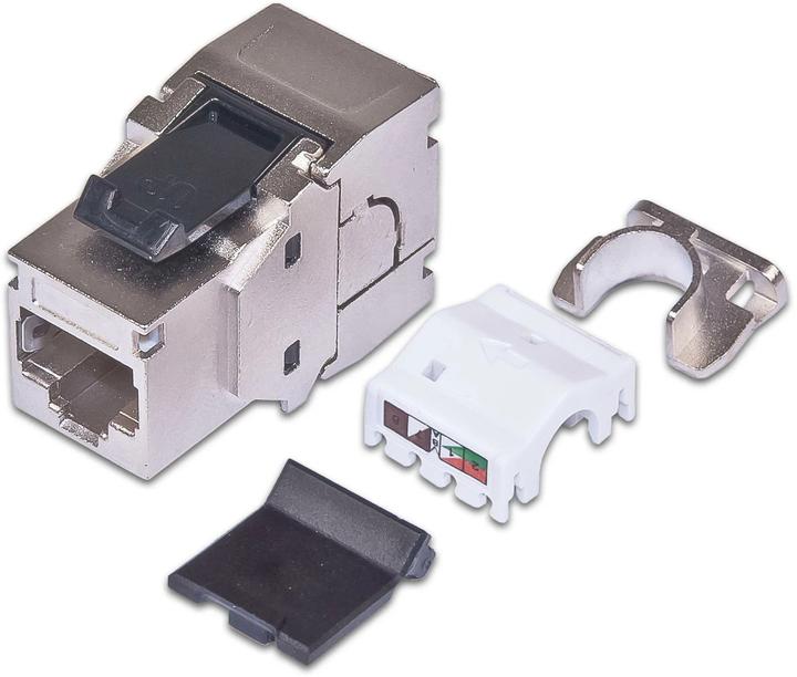 Actual product image Wirewin Keystone module, Cat.6A, 90ø angled. (Keystone module)