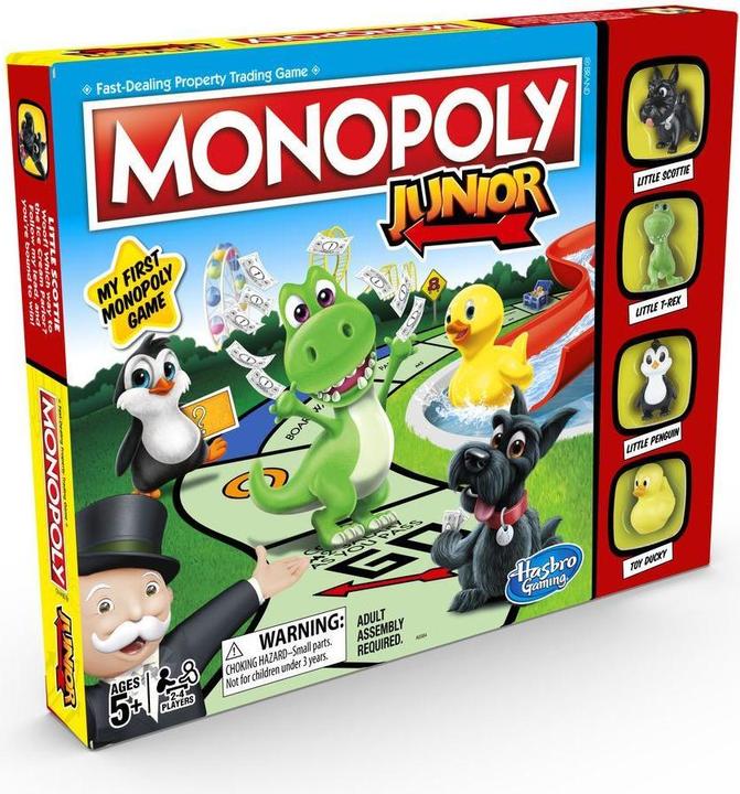 Immagine prodotto Hasbro Monopoly Junior Board Game Simulazione economica (Danese, Norvegese)