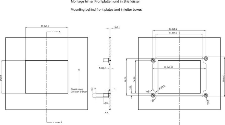 Produktbild Busch-Jaeger Fingerprintmodul 83170-664-101 (Fingerabdruck)