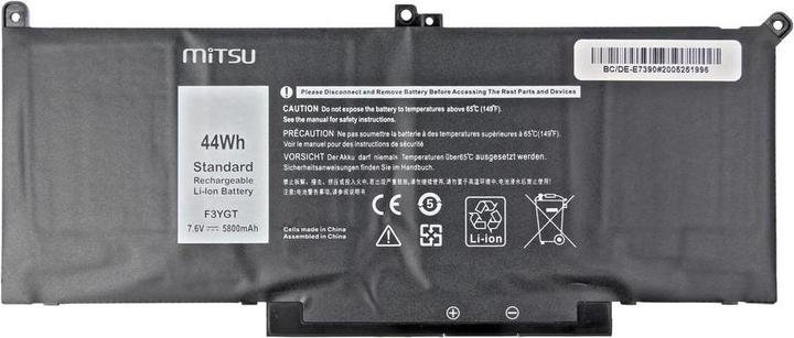 Actual product image Mitsu BATTERY BC/DE-E7390 (DELL 5800 MAH 44 WH) - Battery (4 Cells, 5800 mAh)