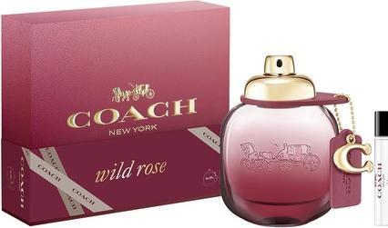 Coach Wild Rose Geschenkset Eau De Parfum 50ml Travel Spray 7.5ml (Eau de Parfum, 57.50 ml)