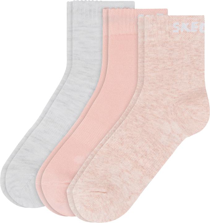 Skechers Girls Mesh Ventilation Socks 3p (pack of 3, 27, 30)