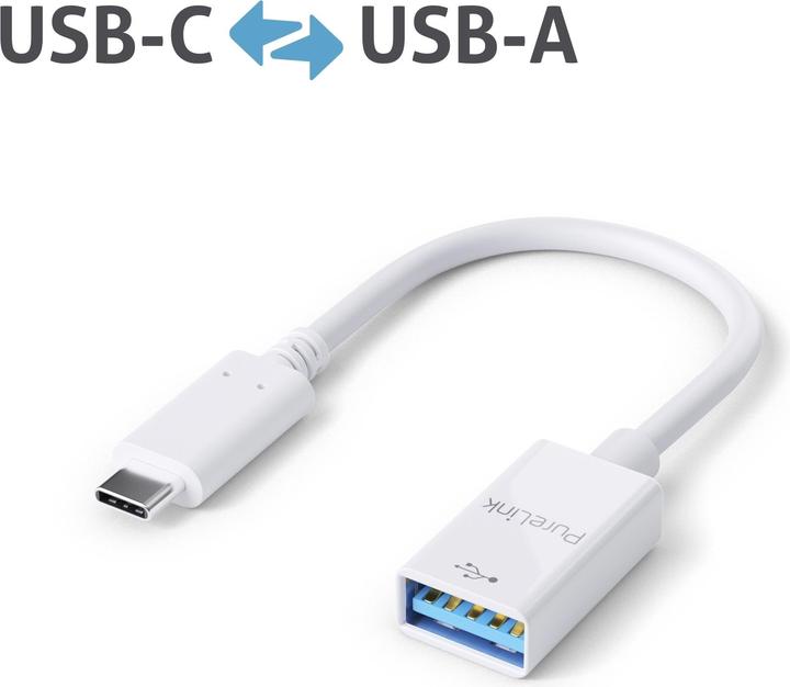 Produktbild Purelink USB Typ C zu (USB 3.1, 10 cm)